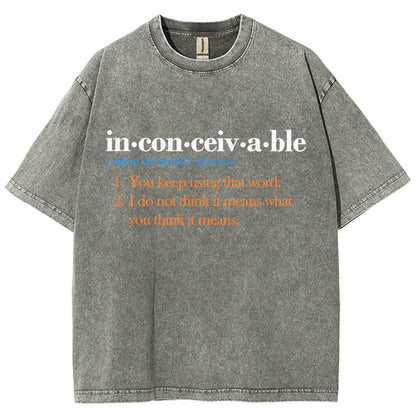 In-con-ceiv-a-ble Vintage Distressed T-shirt