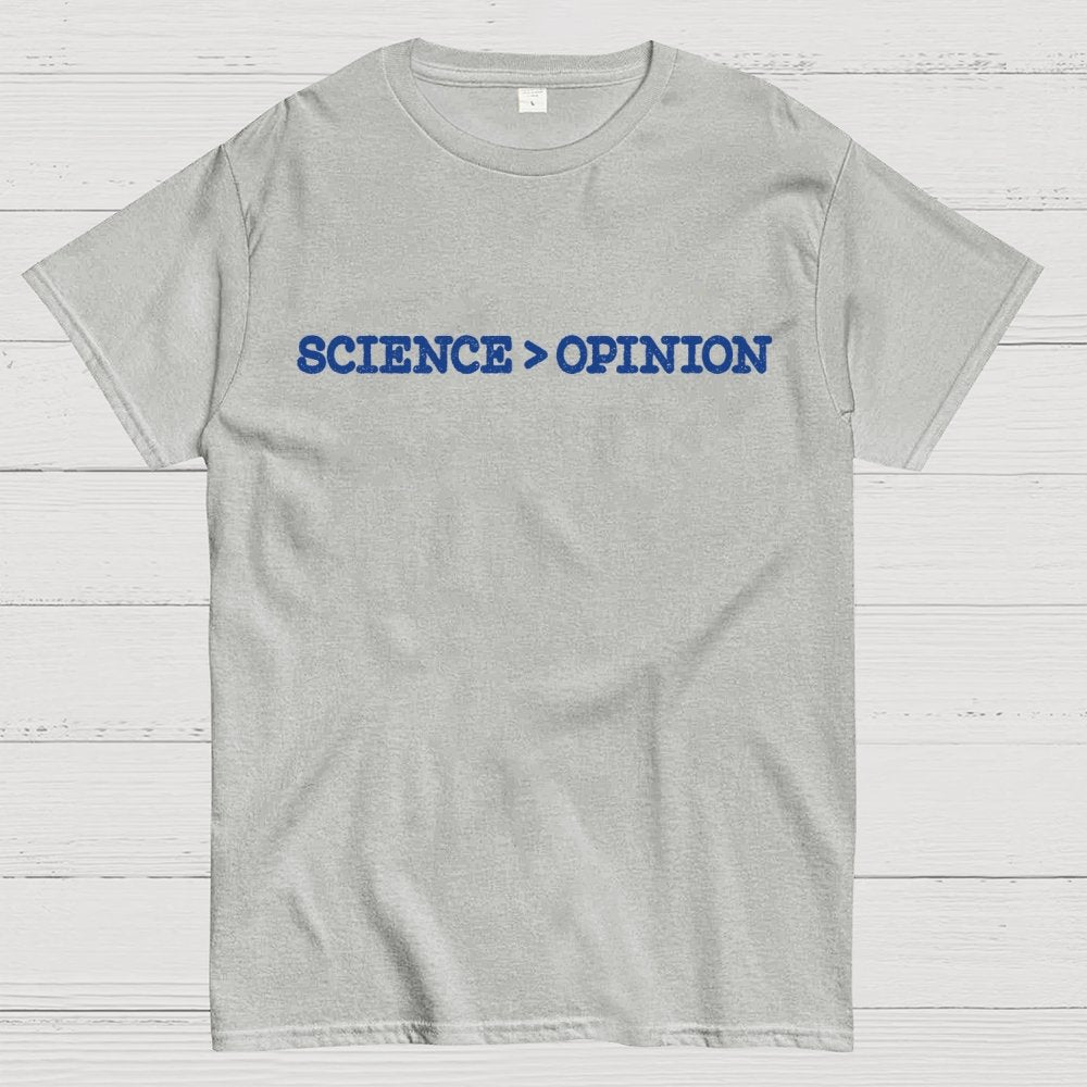 Science vs Opinion Geek T-Shirt