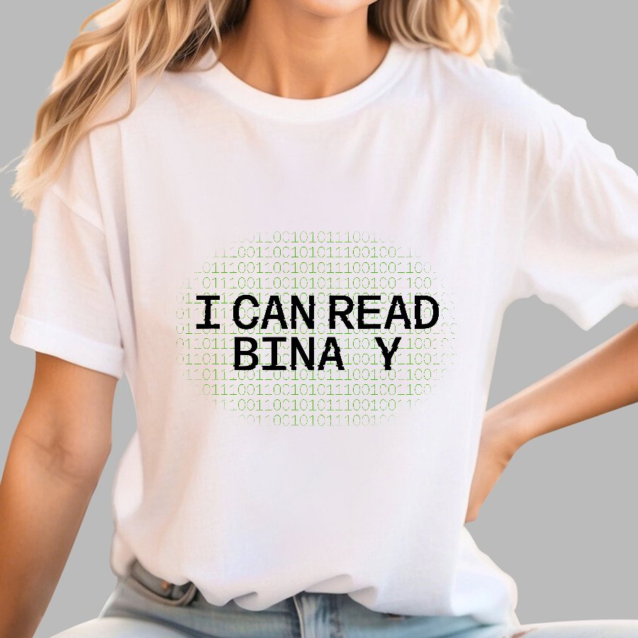 I Can Read Binary Geek T-Shirt