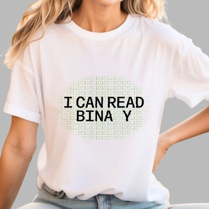 I Can Read Binary Geek T-Shirt