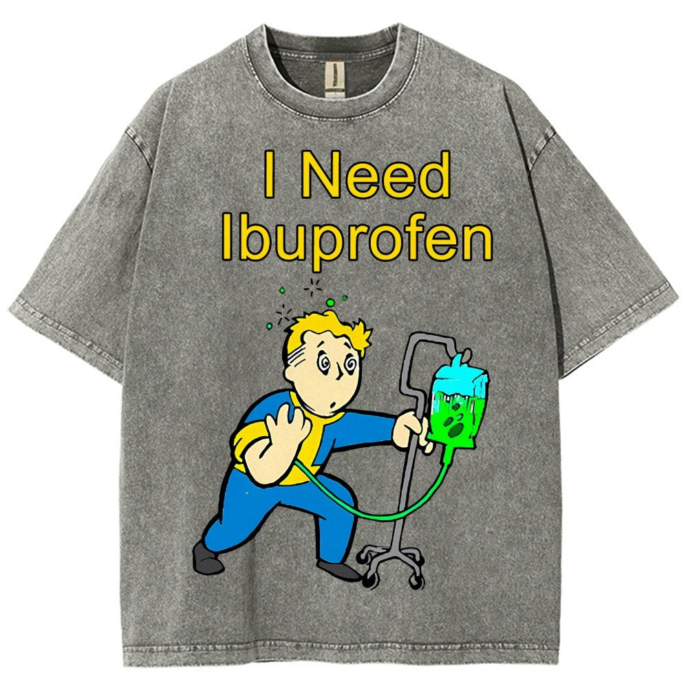 I Need One More Ibuprofen Vintage Distressed T-shirt
