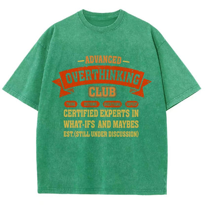 Overthinking Mode ON! Vintage Distressed T-shirt