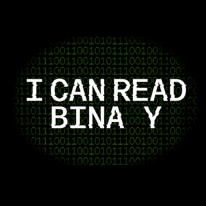 I Can Read Binary Geek T-Shirt