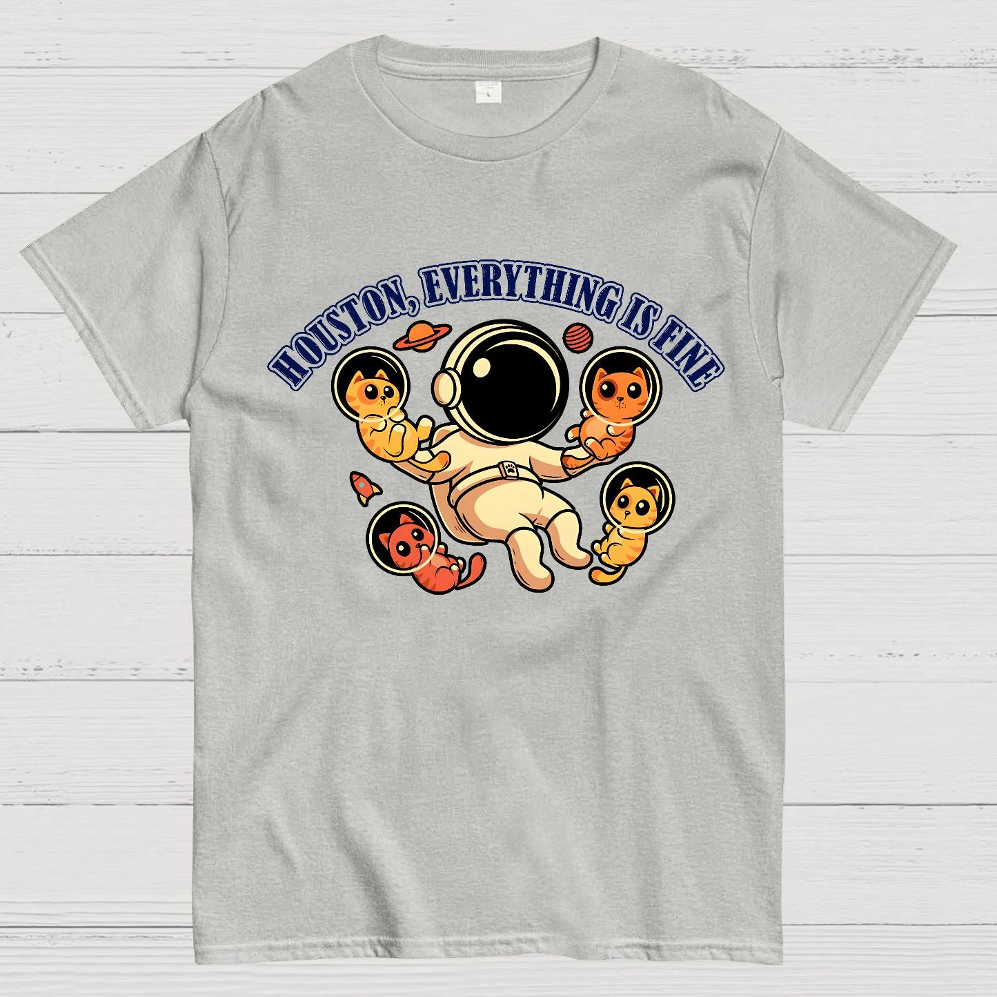 Houston Everything is Fine Geek T-Shirt