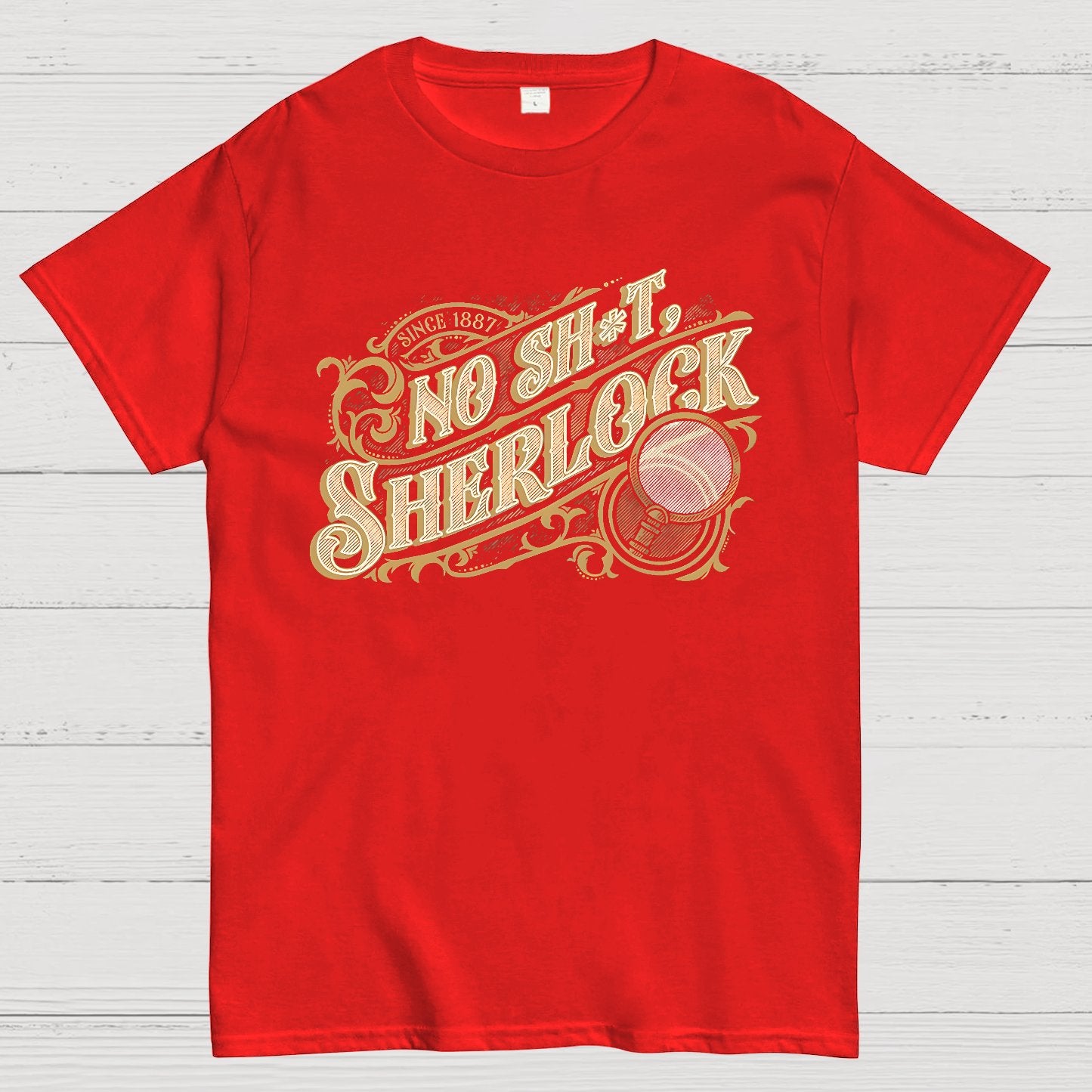 Book Detective Quote No Shit Geek T-Shirt