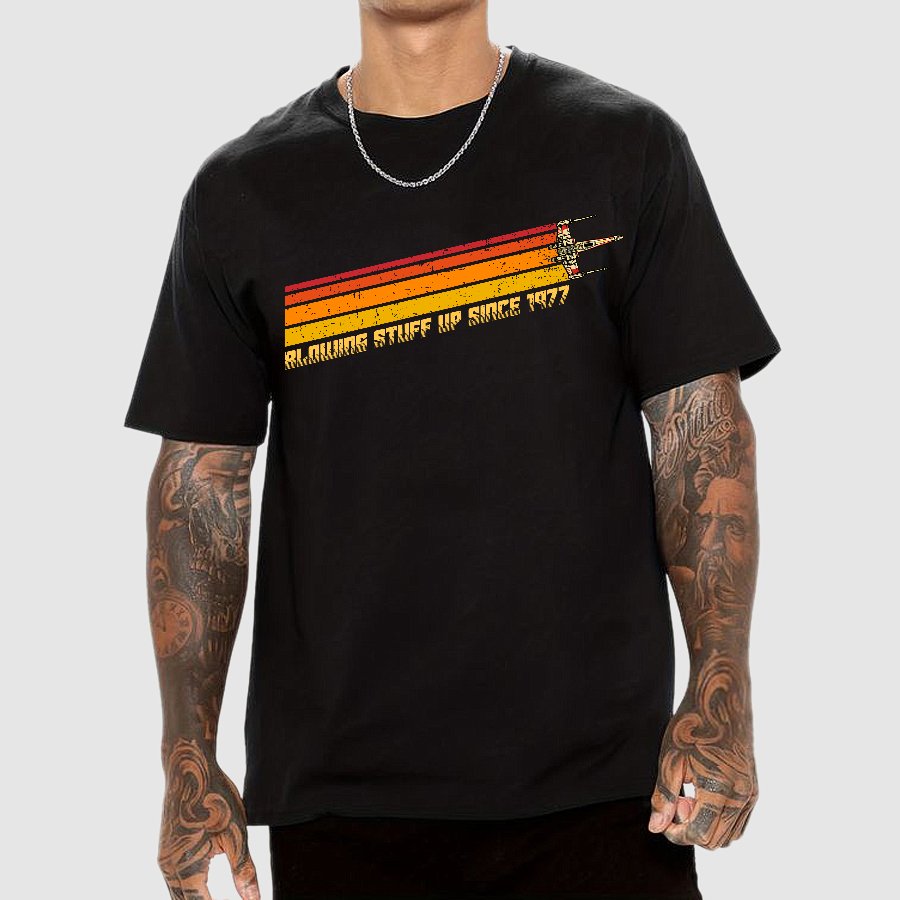 Blowing Stuff Up Since 1977 Geek T-Shirt
