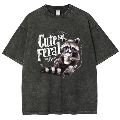 Cute But Feral Vintage Distressed T-shirt
