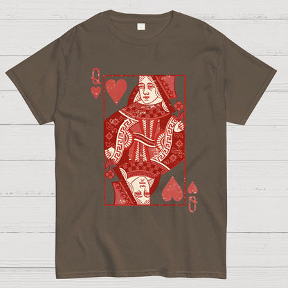 Queen of Hearts Valentine Shirt Matching Couple Gift Geek T-Shirt