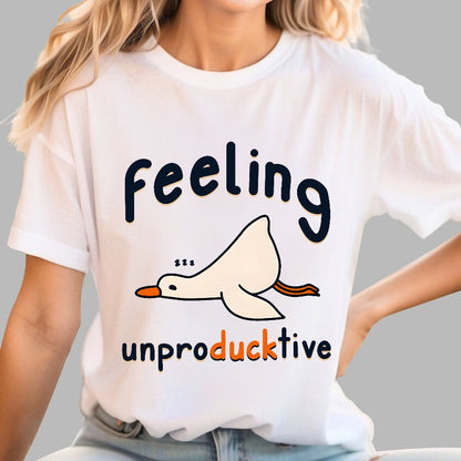 Feeling Unproducktive Geek T-Shirt