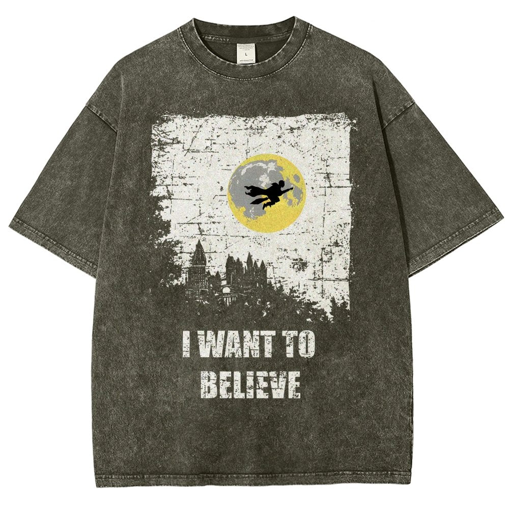 Believe Vintage Distressed T-shirt