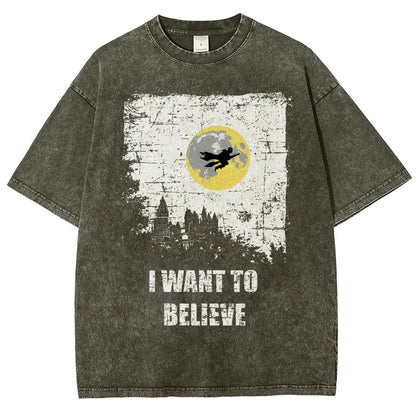 Believe Vintage Distressed T-shirt