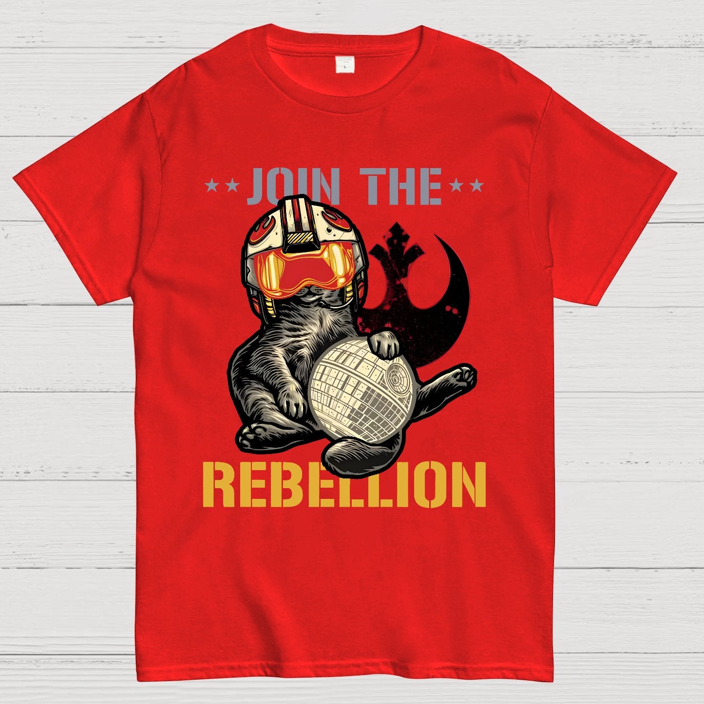 Join the Cat Rebellion Geek T-Shirt