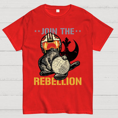 Join the Cat Rebellion Geek T-Shirt