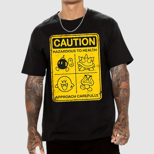Caution Hazardous To Health Geek T-Shirt