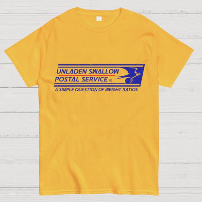 Unladen Swallow Postal Service Geek T-Shirt