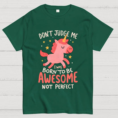 Born To Be Awesome Not Perfect Geek T-Shirt