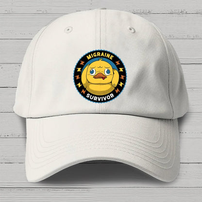 Migraine Survivor Funny Duck Cotton Hat