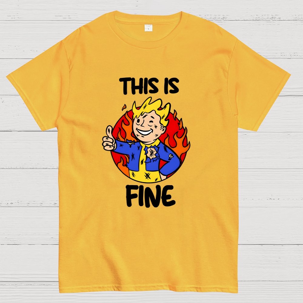 This Is Fine Geek T-Shirt