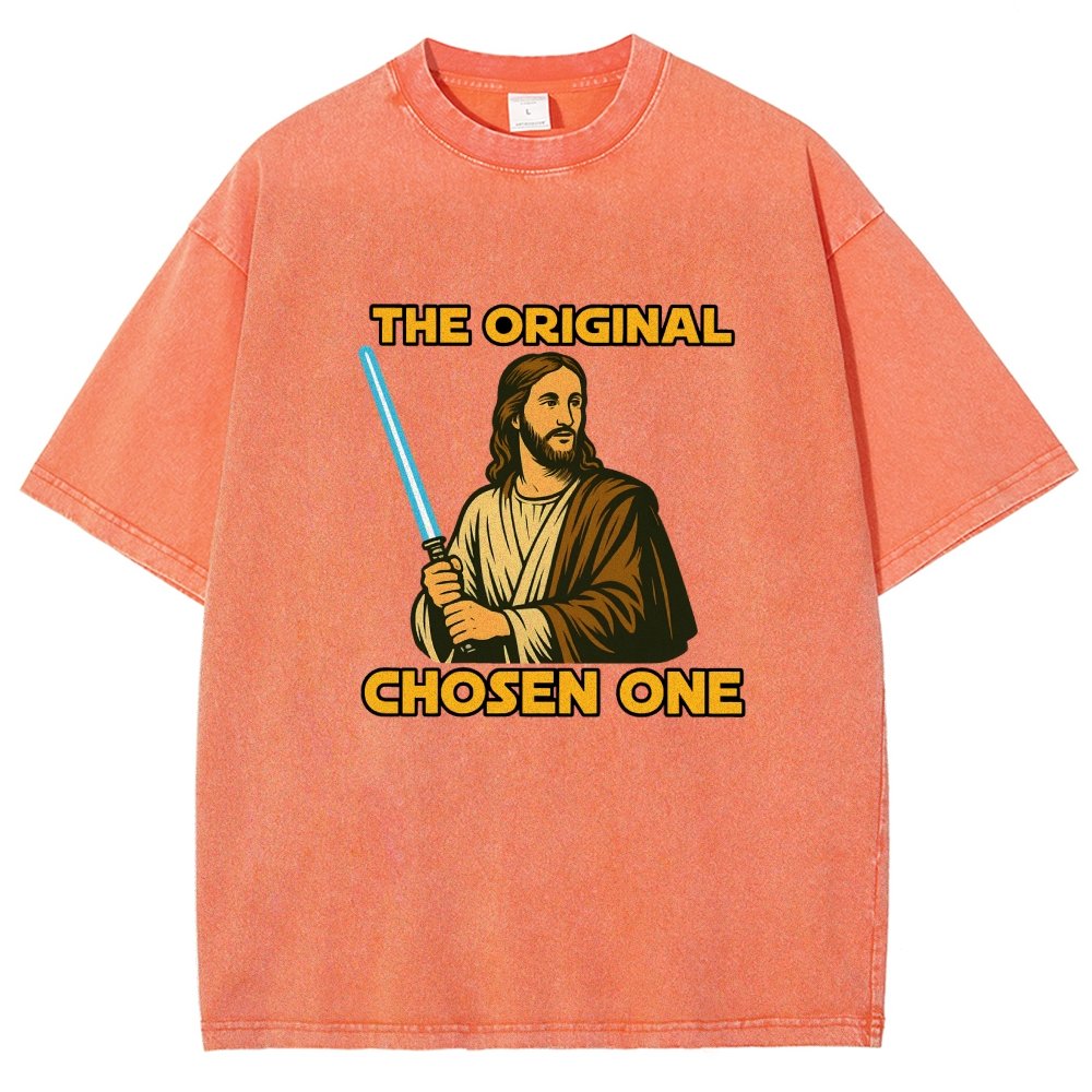 Jesus Christ The Original Chosen One Vintage Distressed T-shirt