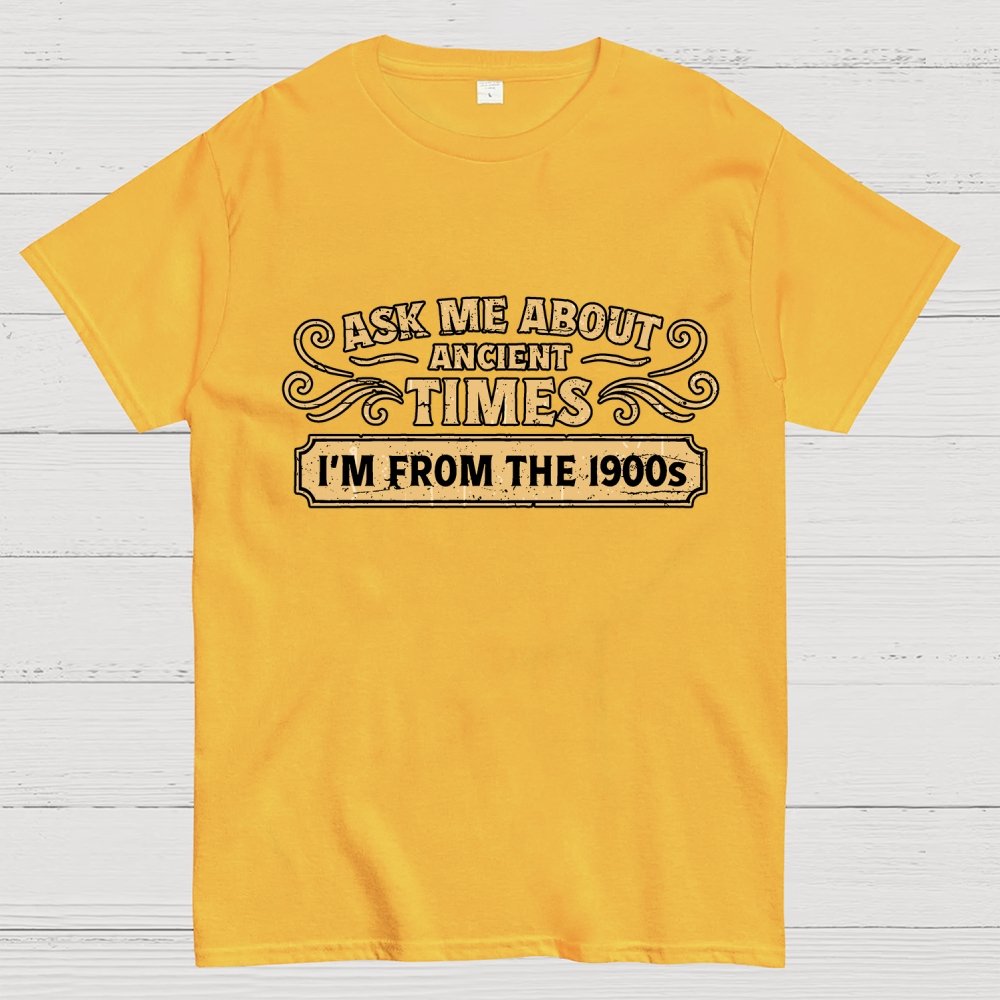 Ask Me About Ancient Times Geek T-Shirt