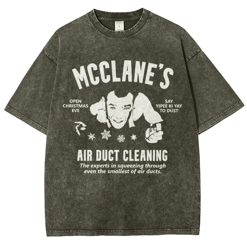 Hero's Air Duct Cleaning Vintage Distressed T-shirt