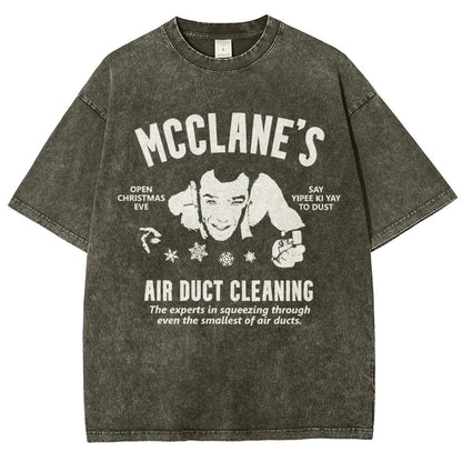 Hero's Air Duct Cleaning Vintage Distressed T-shirt