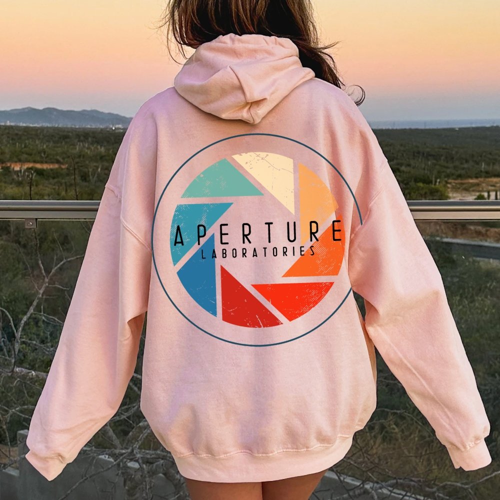 Aperture Printed Back Unisex Cotton Hoodie