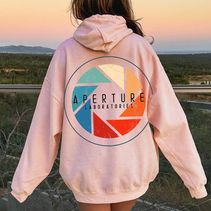 Aperture Printed Back Unisex Cotton Hoodie