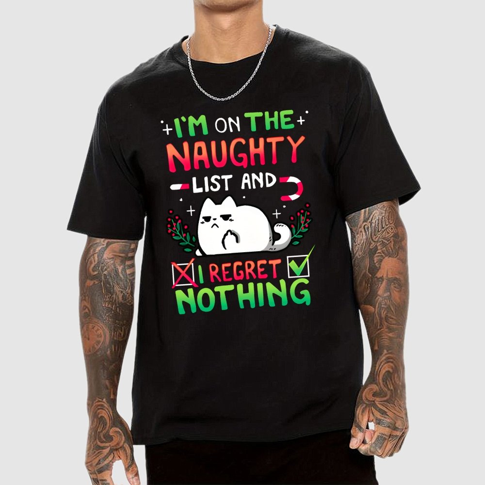 I'm on the Naughty list Geek T-Shirt