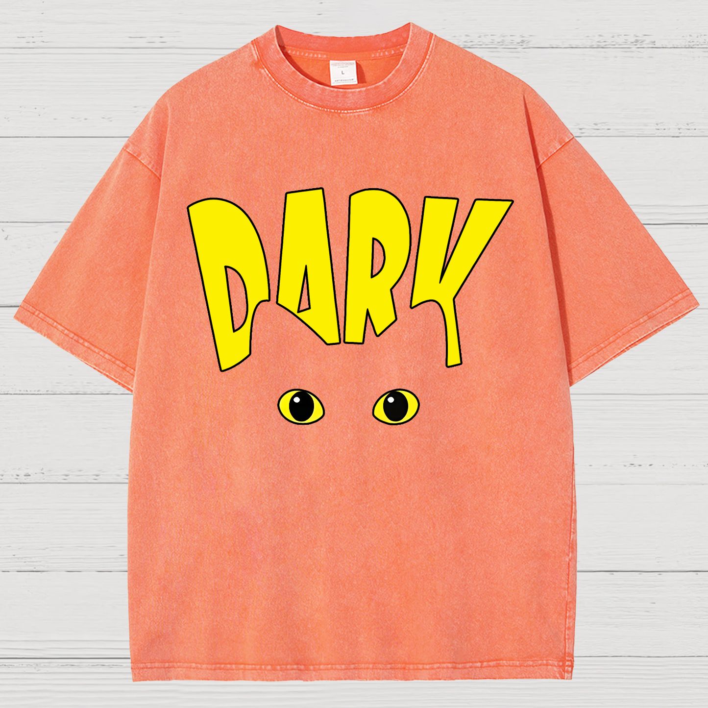 Dark Cat Funny Vintage Distressed T-shirt