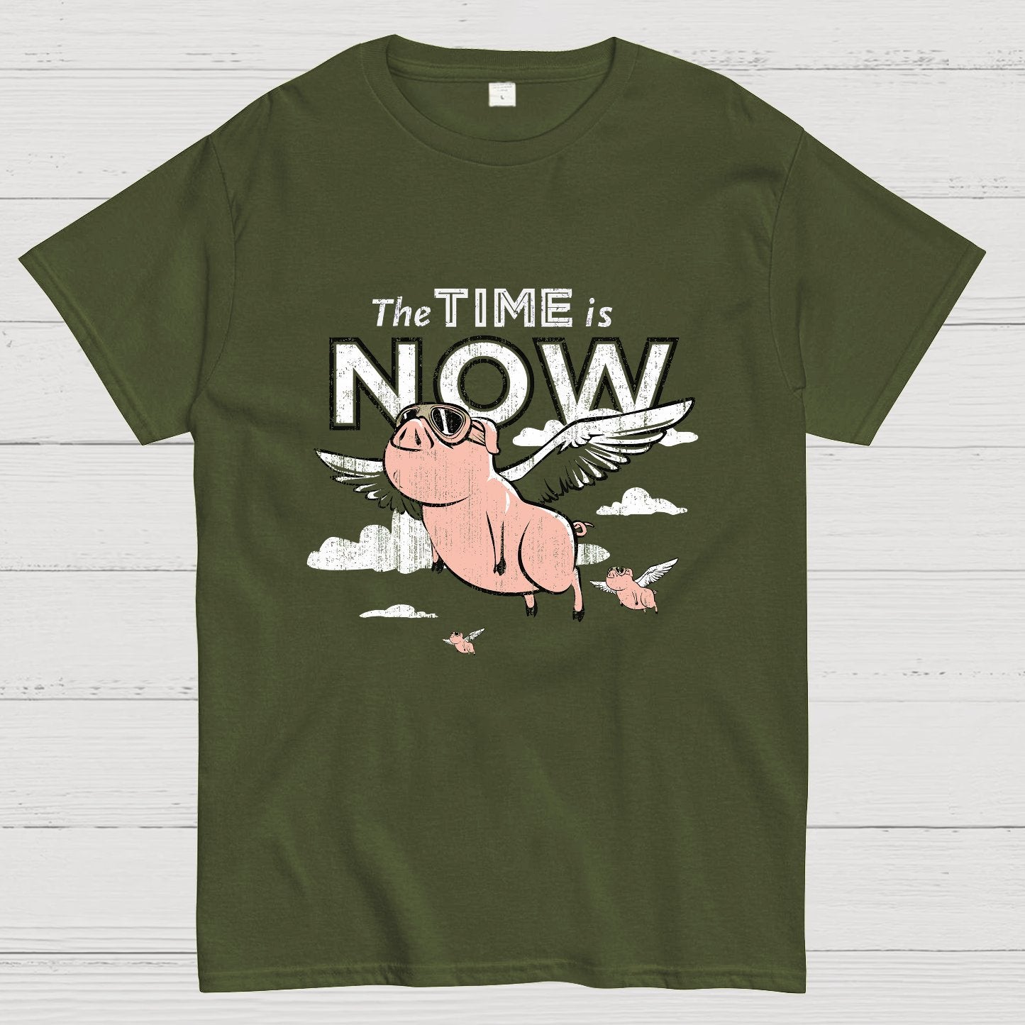 The Time Is Now Geeky T-Shirt