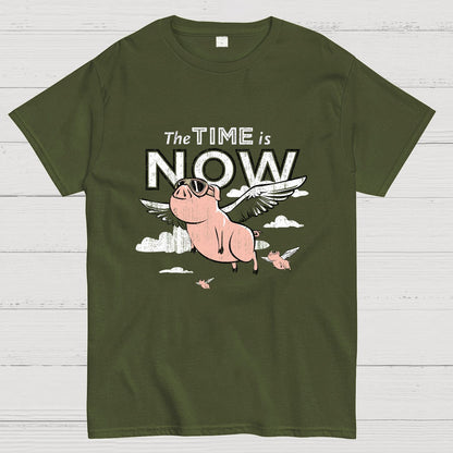 The Time Is Now Geeky T-Shirt