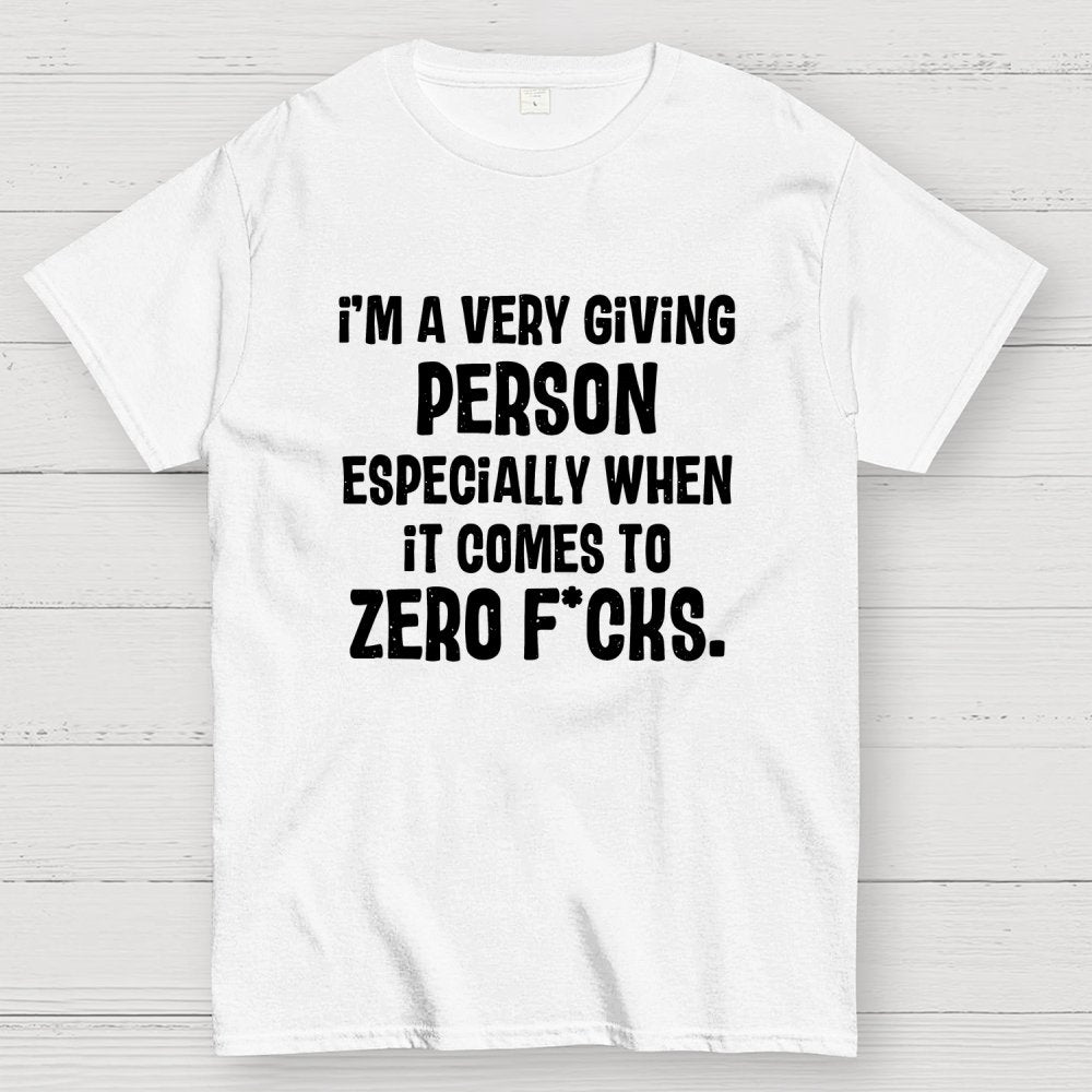 Zero Fcks Geek T-Shirt