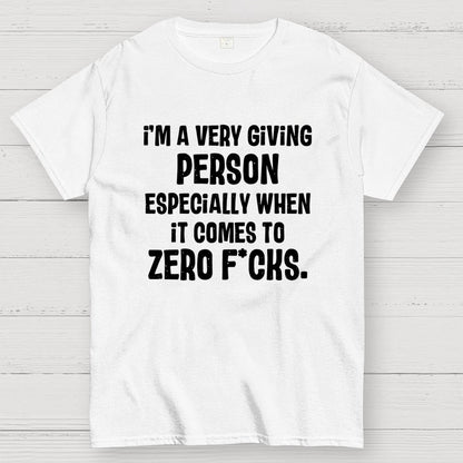 Zero Fcks Geek T-Shirt