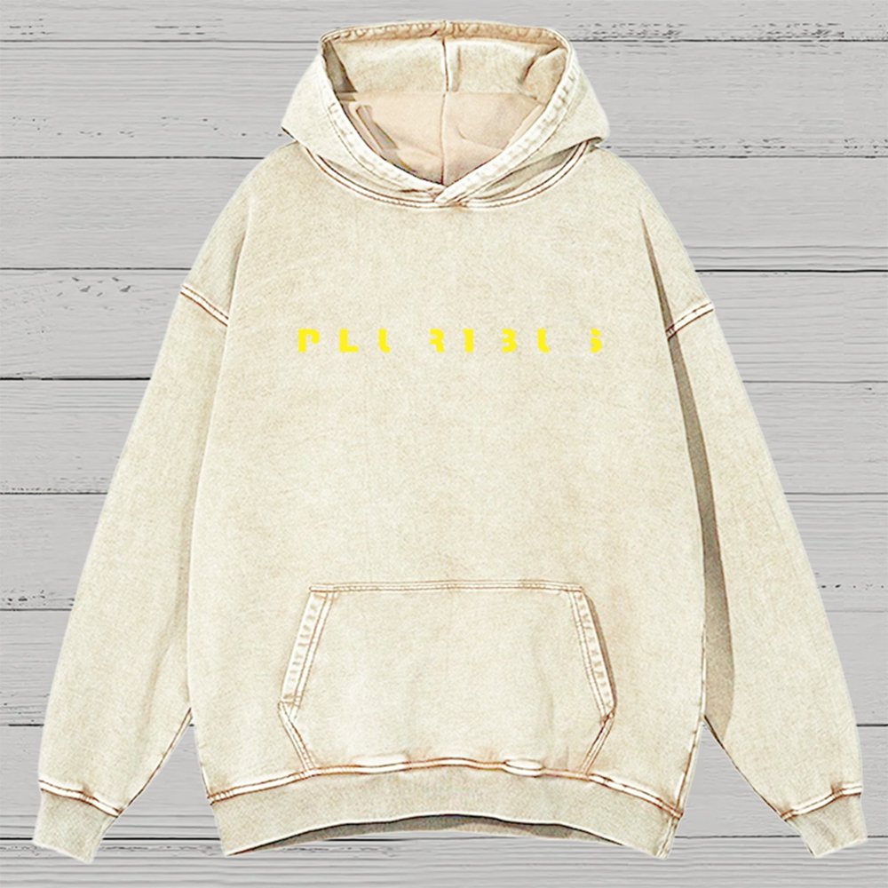 Pluribus Extraterrestrial Minimal Vintage Distressed Hoodie