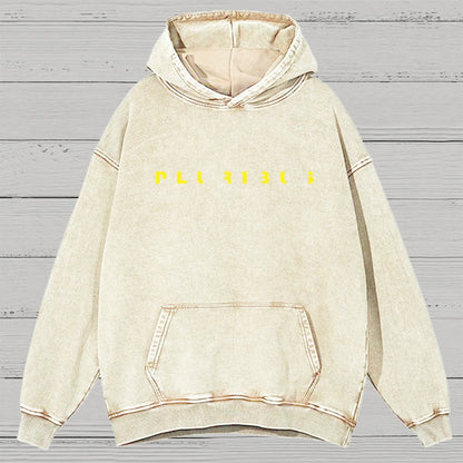 Pluribus Extraterrestrial Minimal Vintage Distressed Hoodie
