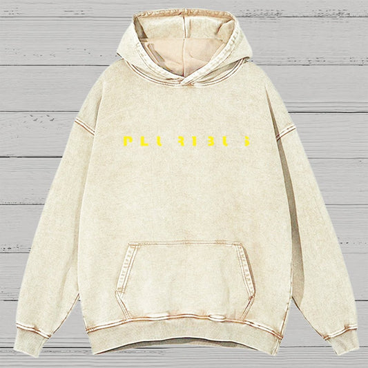 Pluribus Extraterrestrial Minimal Vintage Distressed Hoodie