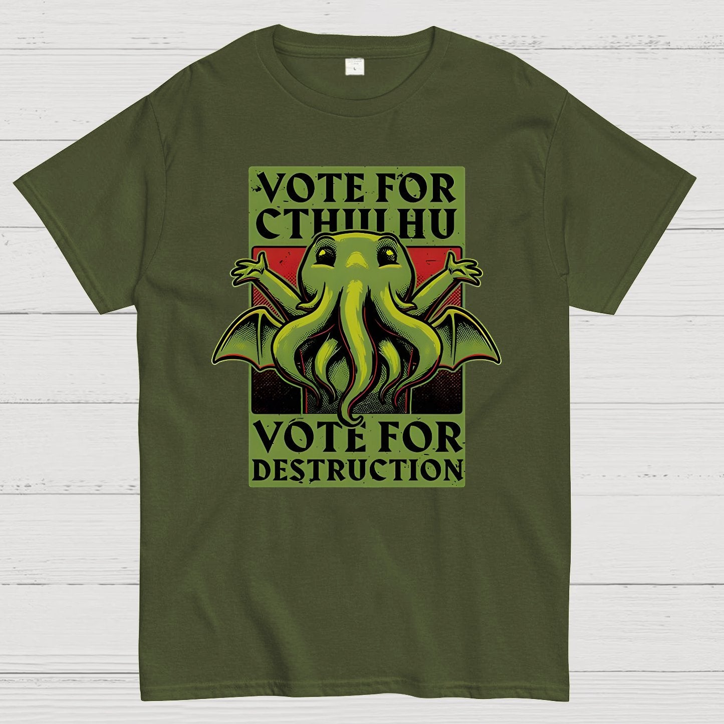 Vote For Destruction Geek T-Shirt
