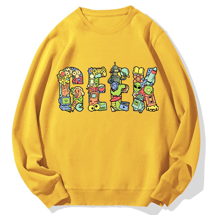 Geek Culture Geek Cotton Sweatshirt