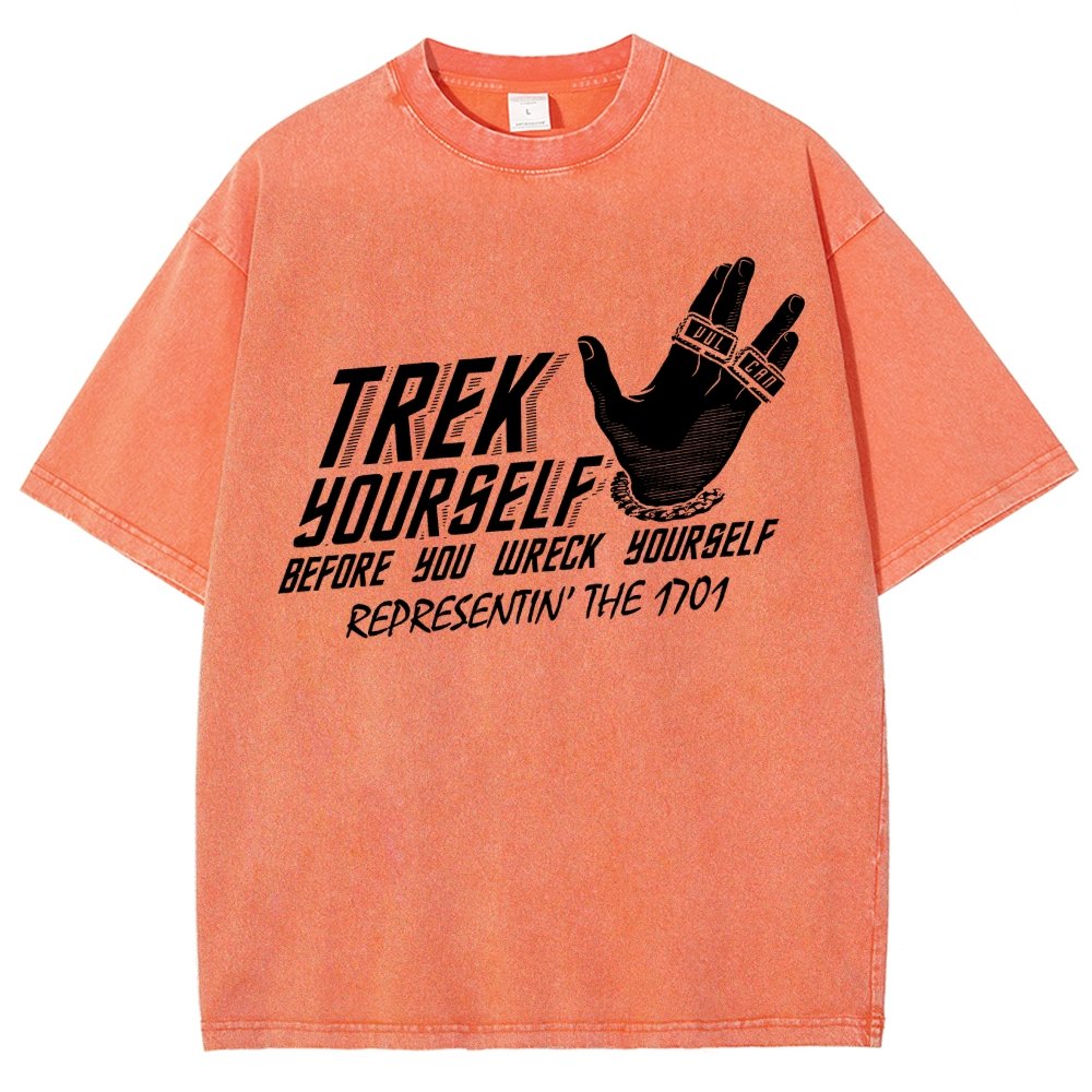Travel Yourself Vintage Distressed T-shirt