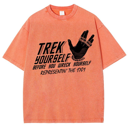 Travel Yourself Vintage Distressed T-shirt