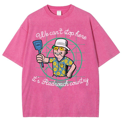 We Can’t Stop Here Vintage Distressed T-shirt