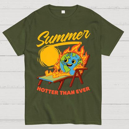 Summer Burn Earth Geek T-Shirt