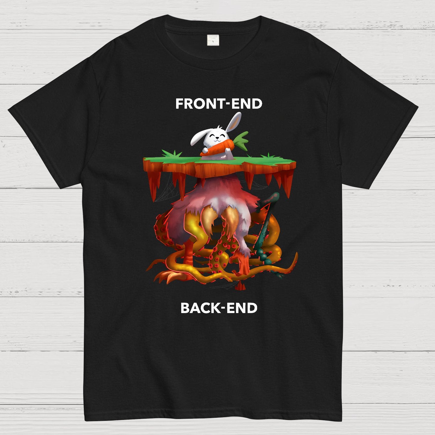 Front-End - Back-End Geek T-Shirt