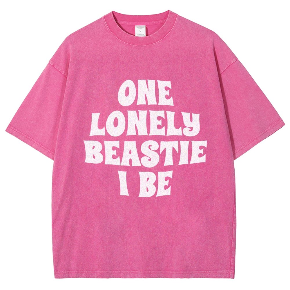 One Lonely Beastie I Be Vintage Distressed T-shirt