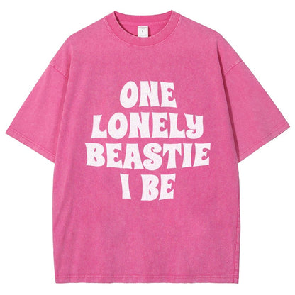 One Lonely Beastie I Be Vintage Distressed T-shirt