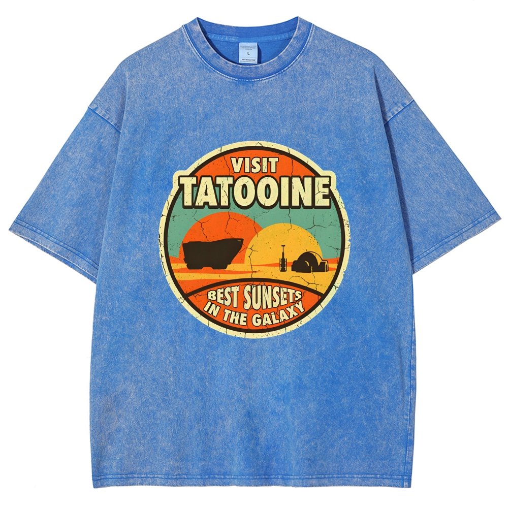 Best Sunsets In The Galaxy Vintage Distressed T-shirt