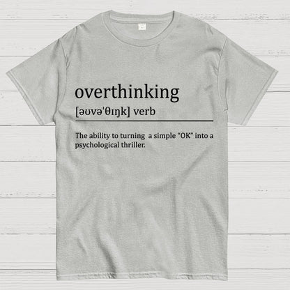 Overthinking definition Unisex Geek T-Shirt