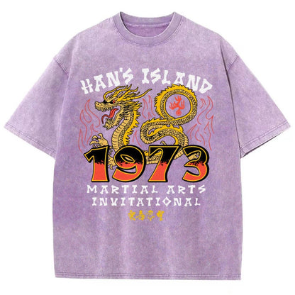 Sun's Island Martial Arts Invitational 1973 Vintage Distressed T-shirt