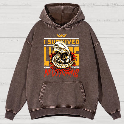 I Survived Vintage Distressed Hoodie
